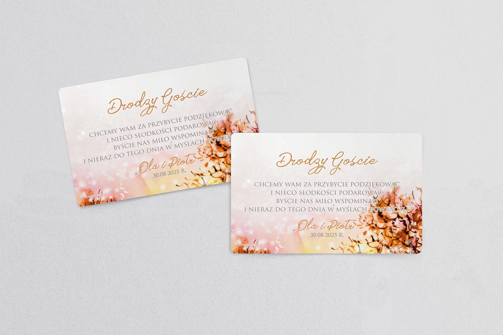 Naklejki na ciasto weselne Gaja Motyw 5