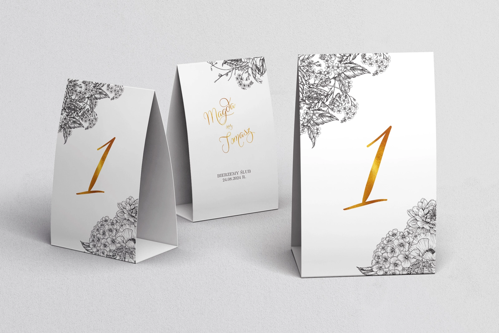 Numerki na stół Adore - Motyw 3