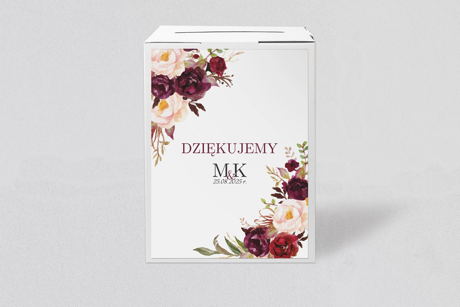 Pudełko na koperty i pieniądze Fabello Motyw 2