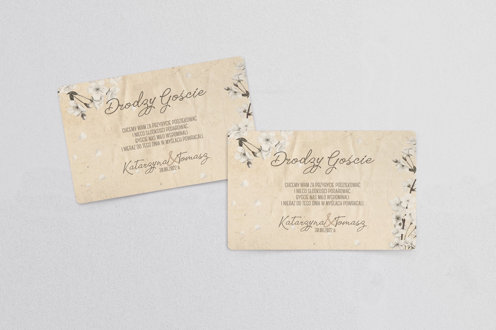 Naklejki na ciasto weselne Old Fashion Motyw 2