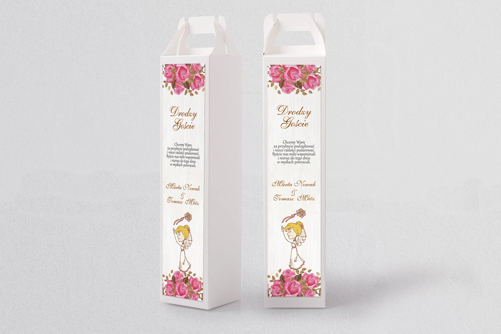 Pudełko na alkohol Naturalna Miłość Motyw 14