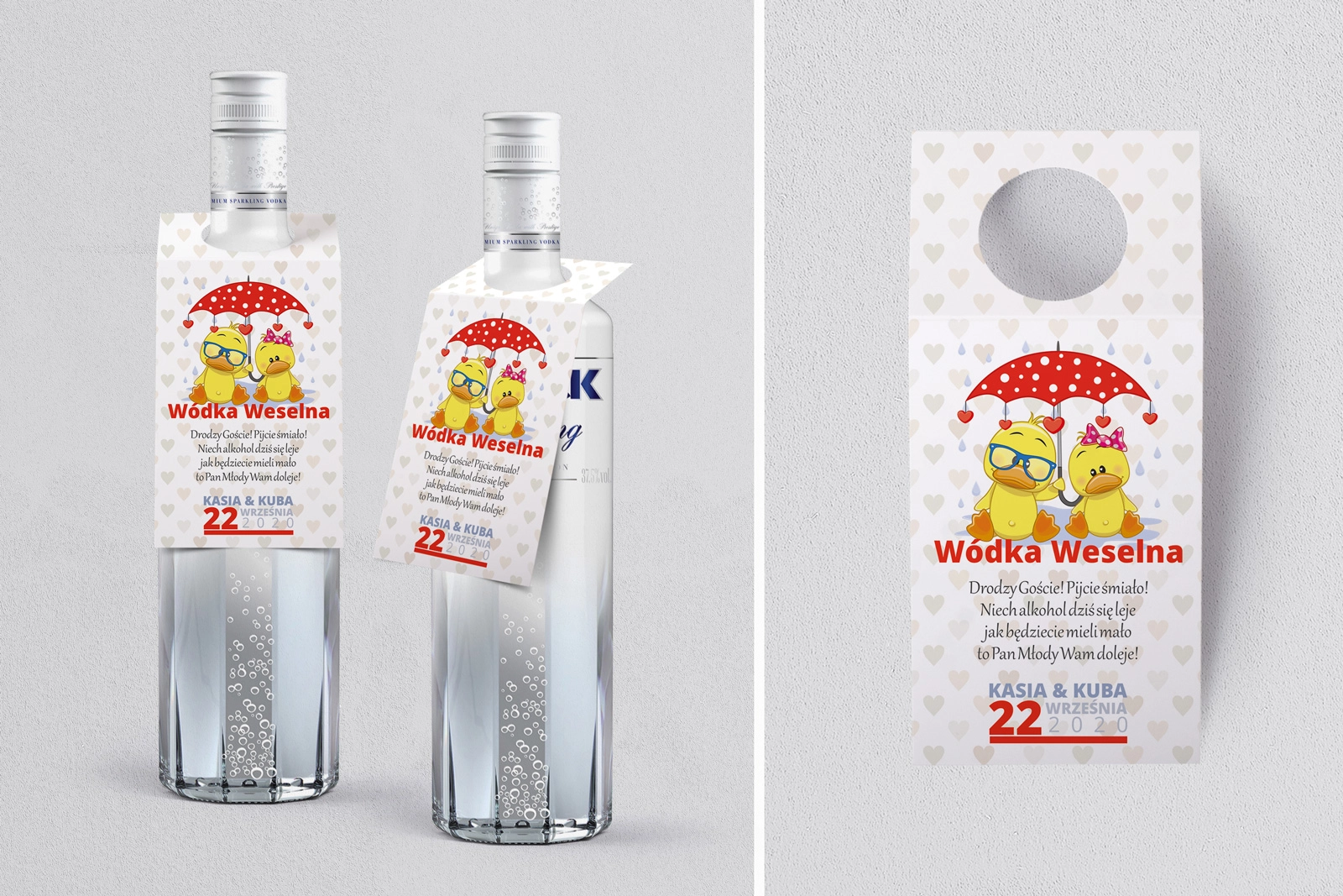 Zawieszka na alkohol oczko Uroczy Deszcz Motyw 5