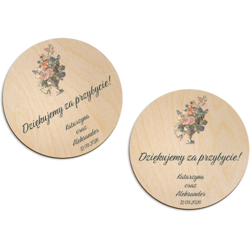 Magnes Okrągły - Rustic Summer Motyw 3