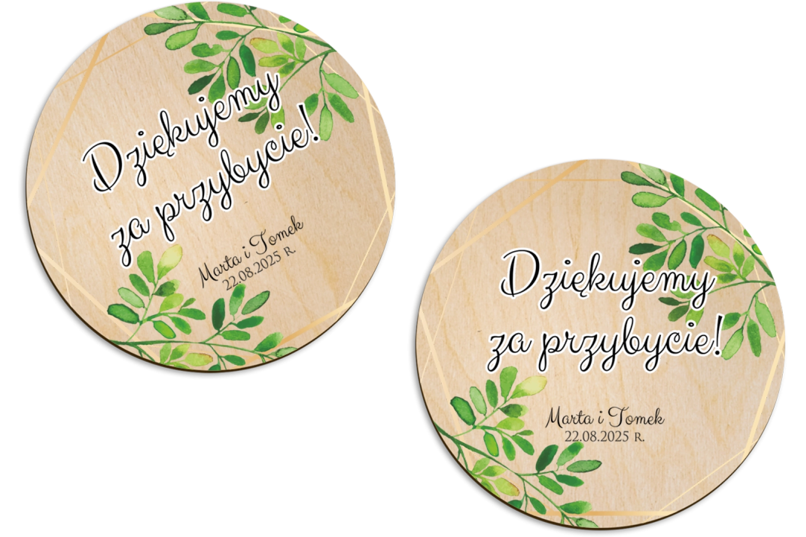 Magnes Okrągły - Flowers & Frame Motyw 3