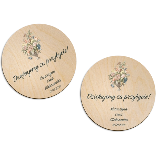 Magnes Okrągły - Rustic Summer Motyw 1