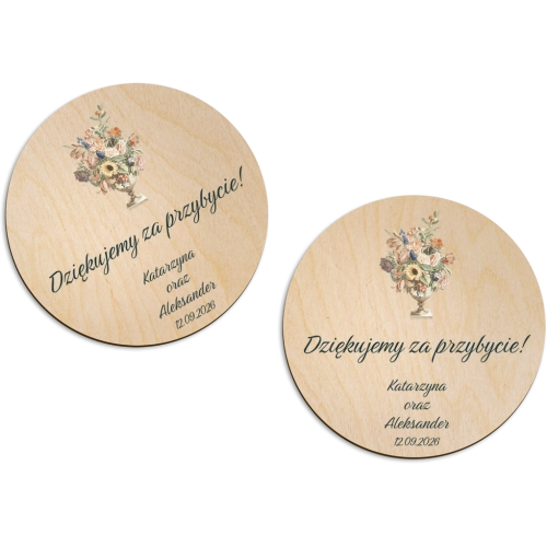 Magnes Okrągły - Rustic Summer Motyw 2