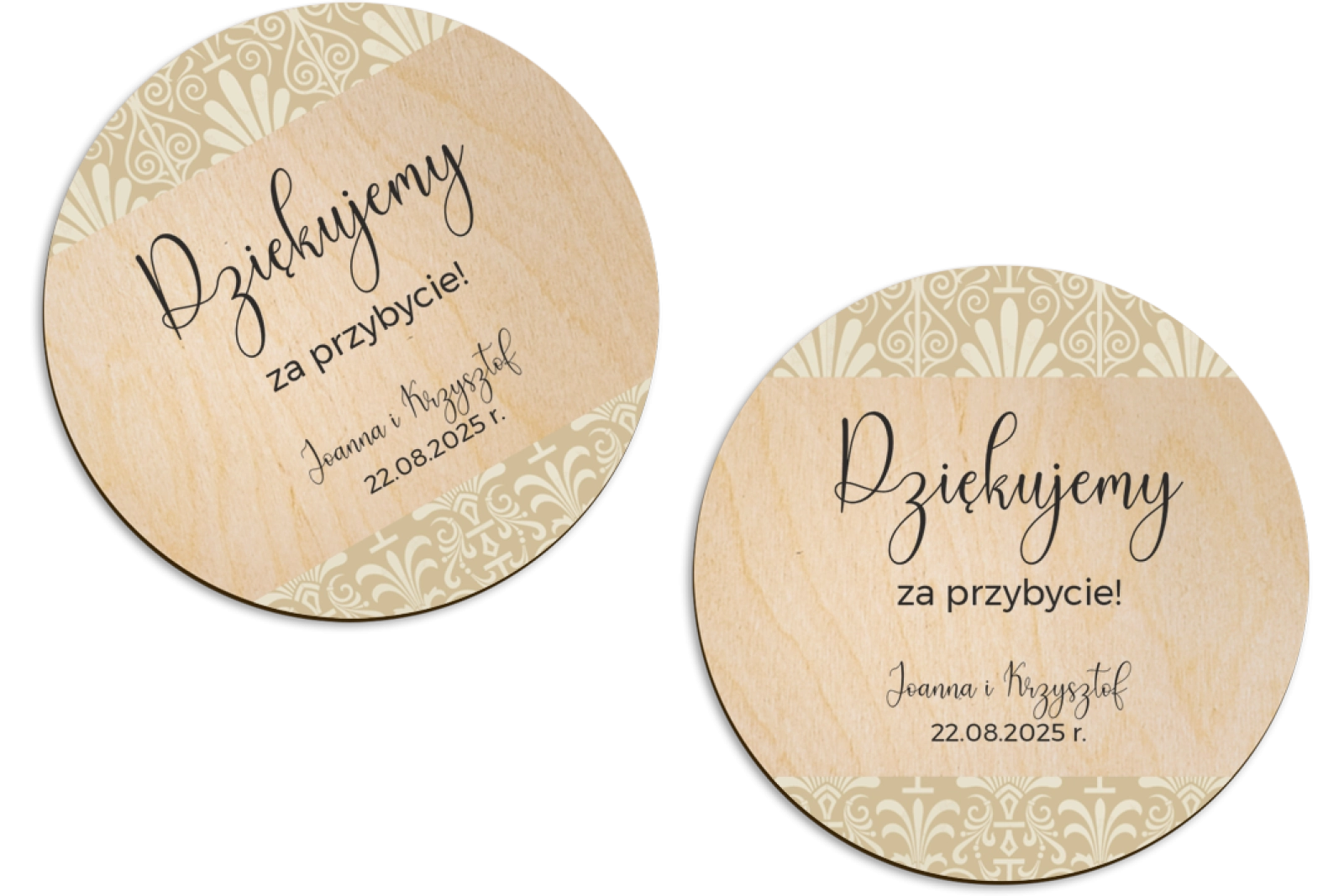 Magnes Okrągły - Vintage Motyw 1