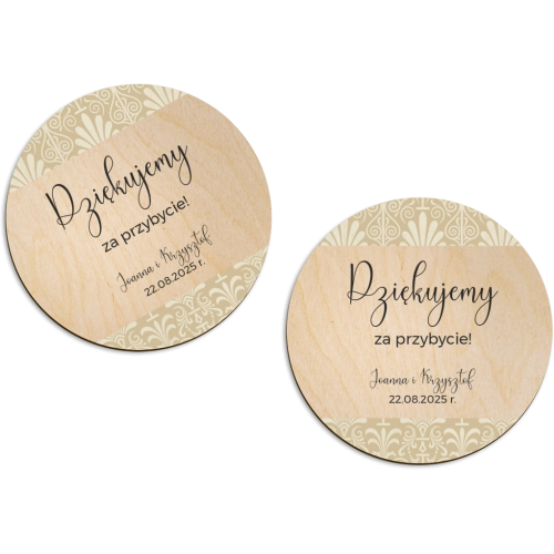 Magnes Okrągły - Vintage Motyw 1