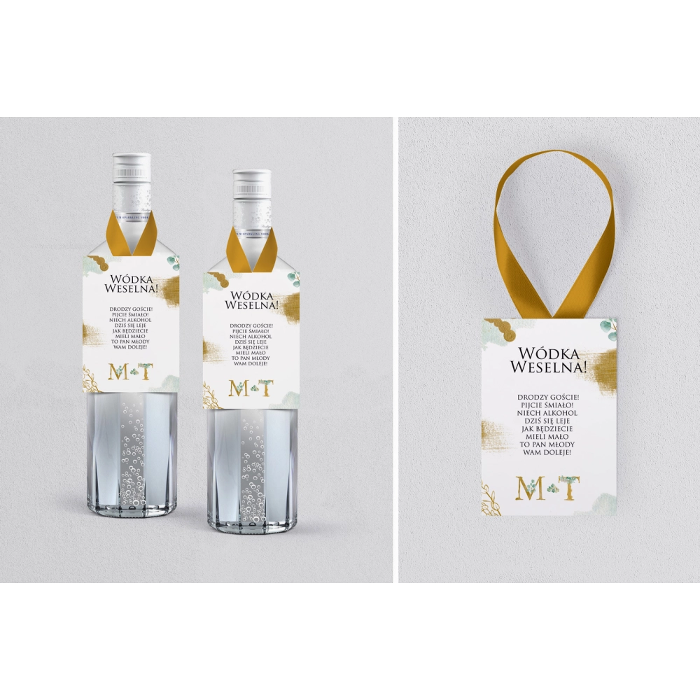 Zawieszka na alkohol Golden Green - Motyw 2