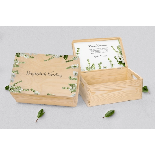 Koszyczek ratunkowy weselny naturalny - Soft Motyw 8