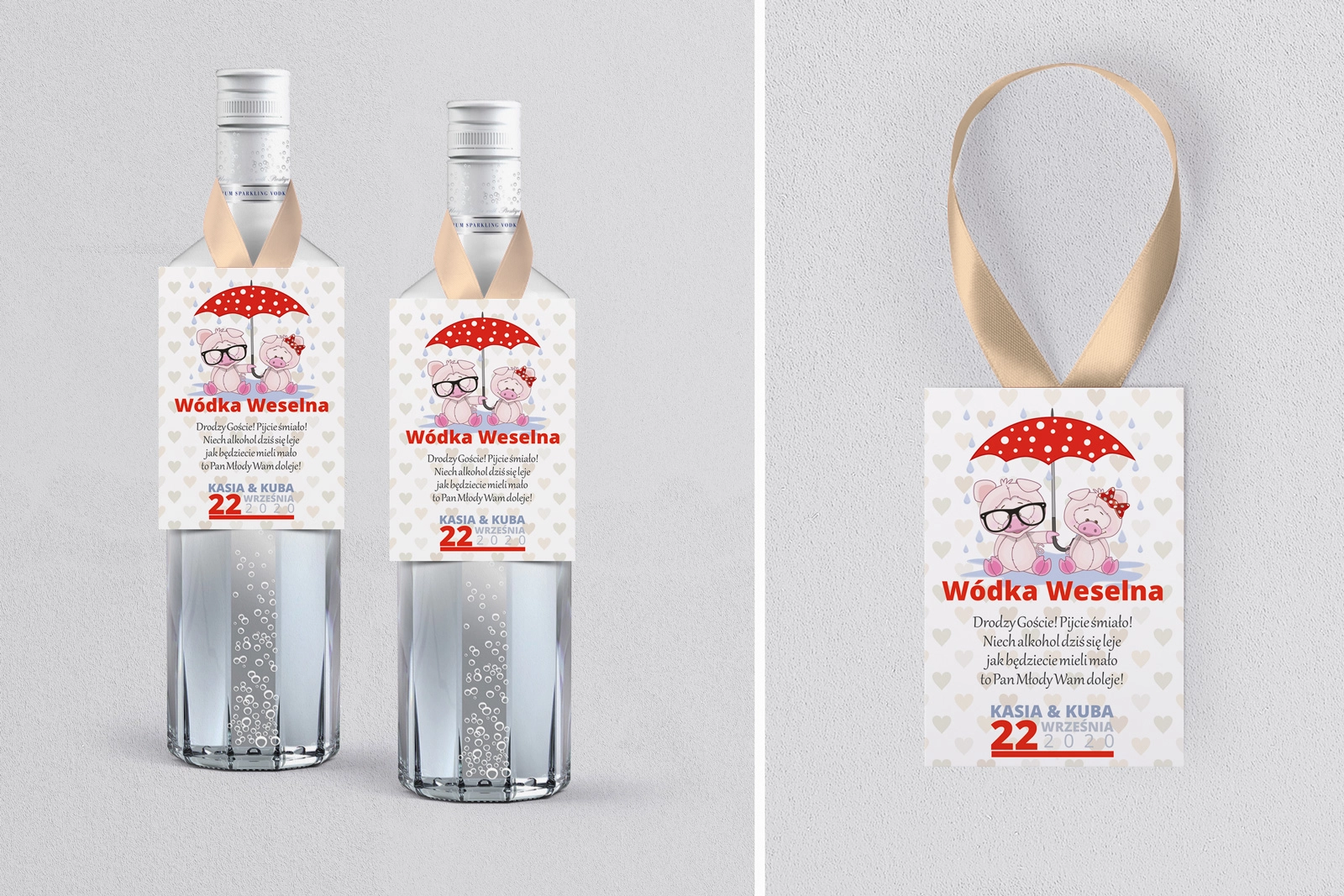 Zawieszka na alkohol Uroczy Deszcz Motyw 10