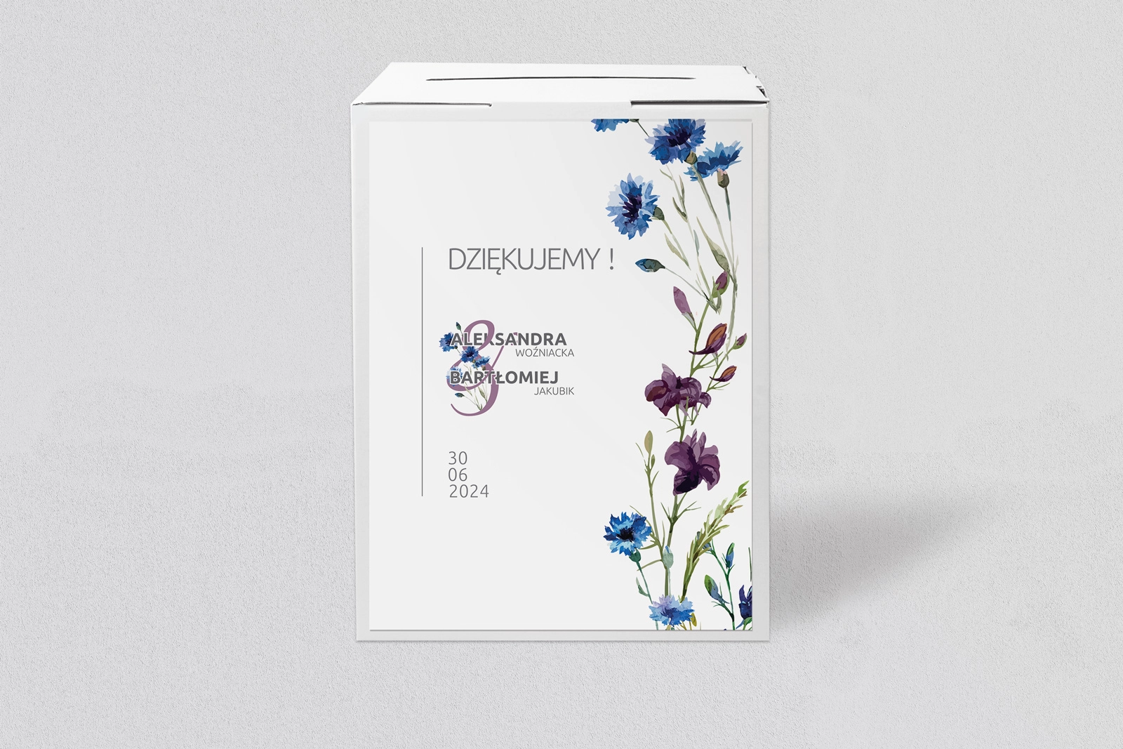 Pudełko na koperty i pieniądze Lea Motyw 1