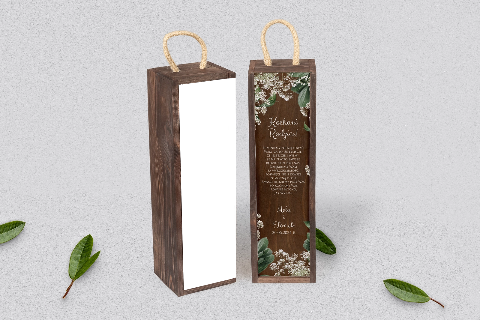 Skrzynka dla Rodziców - SNW Brązowa Soft Motyw 1