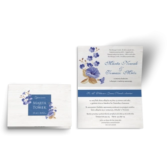 Zaproszenia ślubne Biała Stodoła - Motyw 5