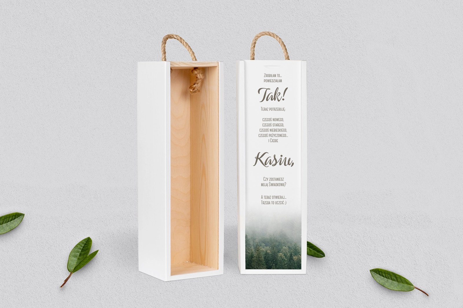 Prośba o Świadkowanie - SNW biała Forest - Motyw 2