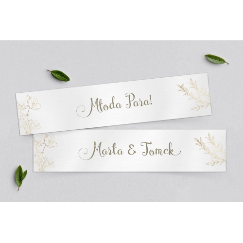 Tablice Rejestracyjne 2 szt. - Fiori Motyw 3