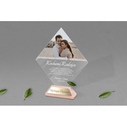Statuetka Akrylowa ze zdjęciem - Wzór 2
