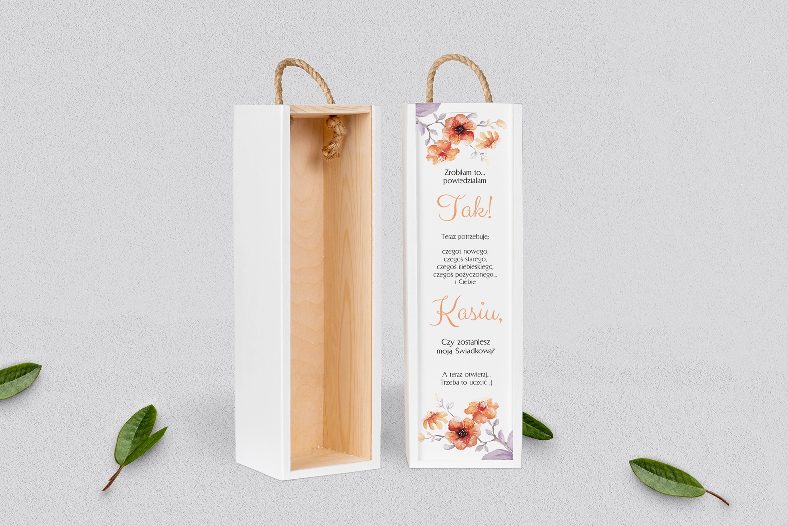 Prośba o Świadkowanie - SNW biała Sweet Love Motyw 6