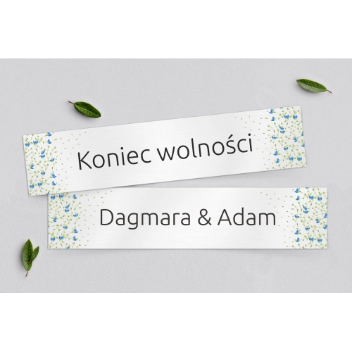 Tablice Rejestracyjne 2 szt. - Lea Motyw 2