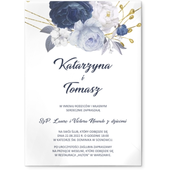 Zaproszenia ślubne Modena - Akrylowe Motyw 2