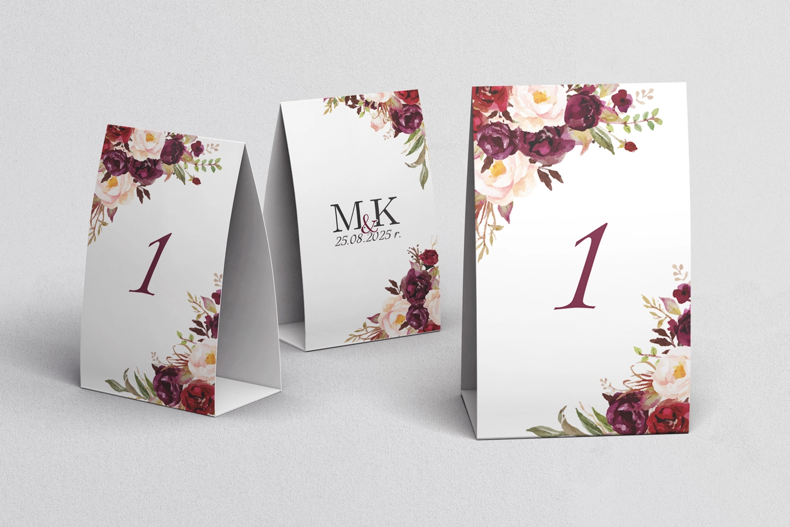 Numerki na stół Fabello Motyw 2