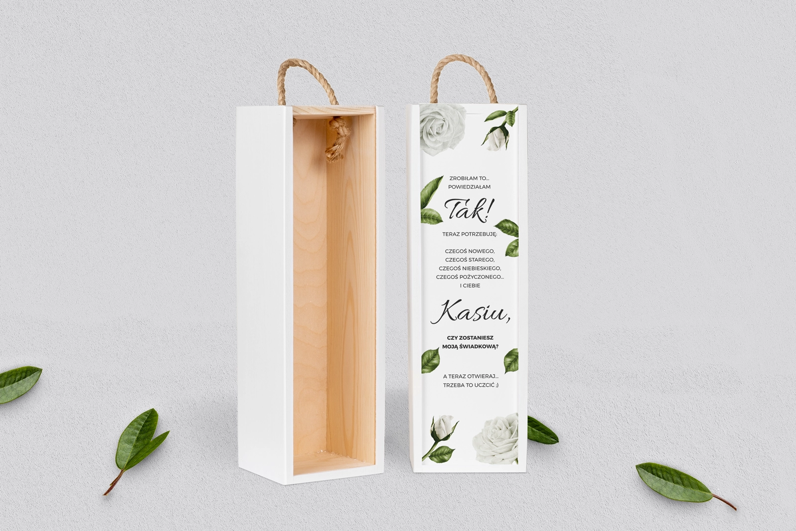 Prośba o Świadkowanie - SNW biała Dream Motyw 1