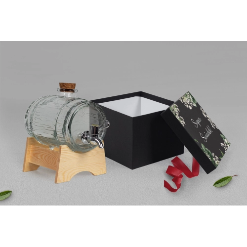 Antałek - opakowanie czarne Soft Motyw 1