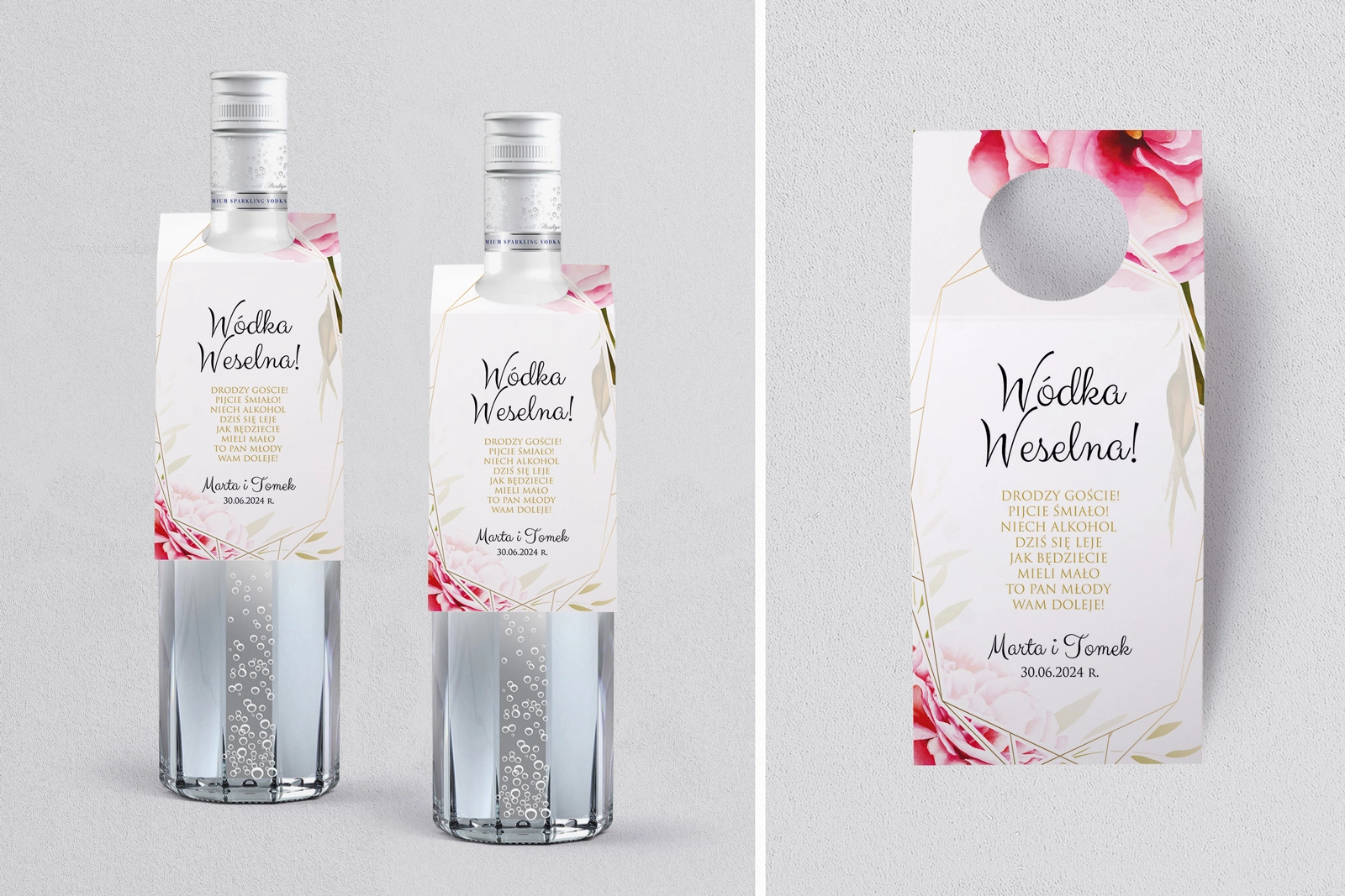 Zawieszka na alkohol oczko Flowers & Frame Motyw 5