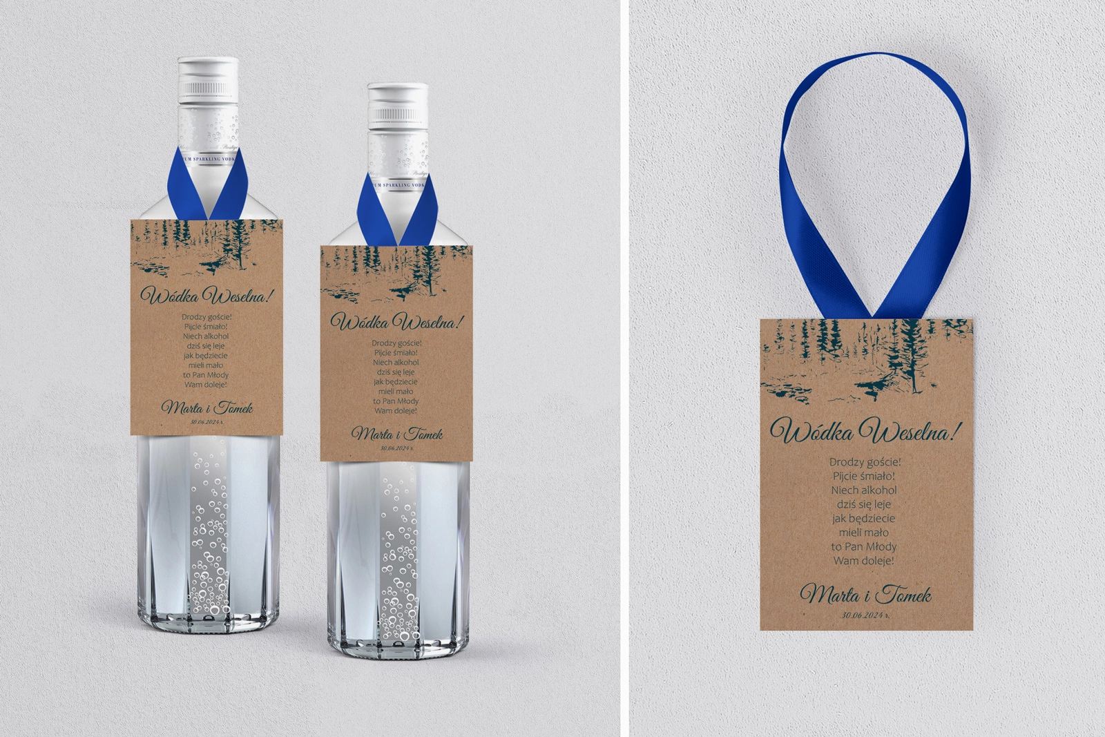 Zawieszka na alkohol Natura Kraft - Motyw 1