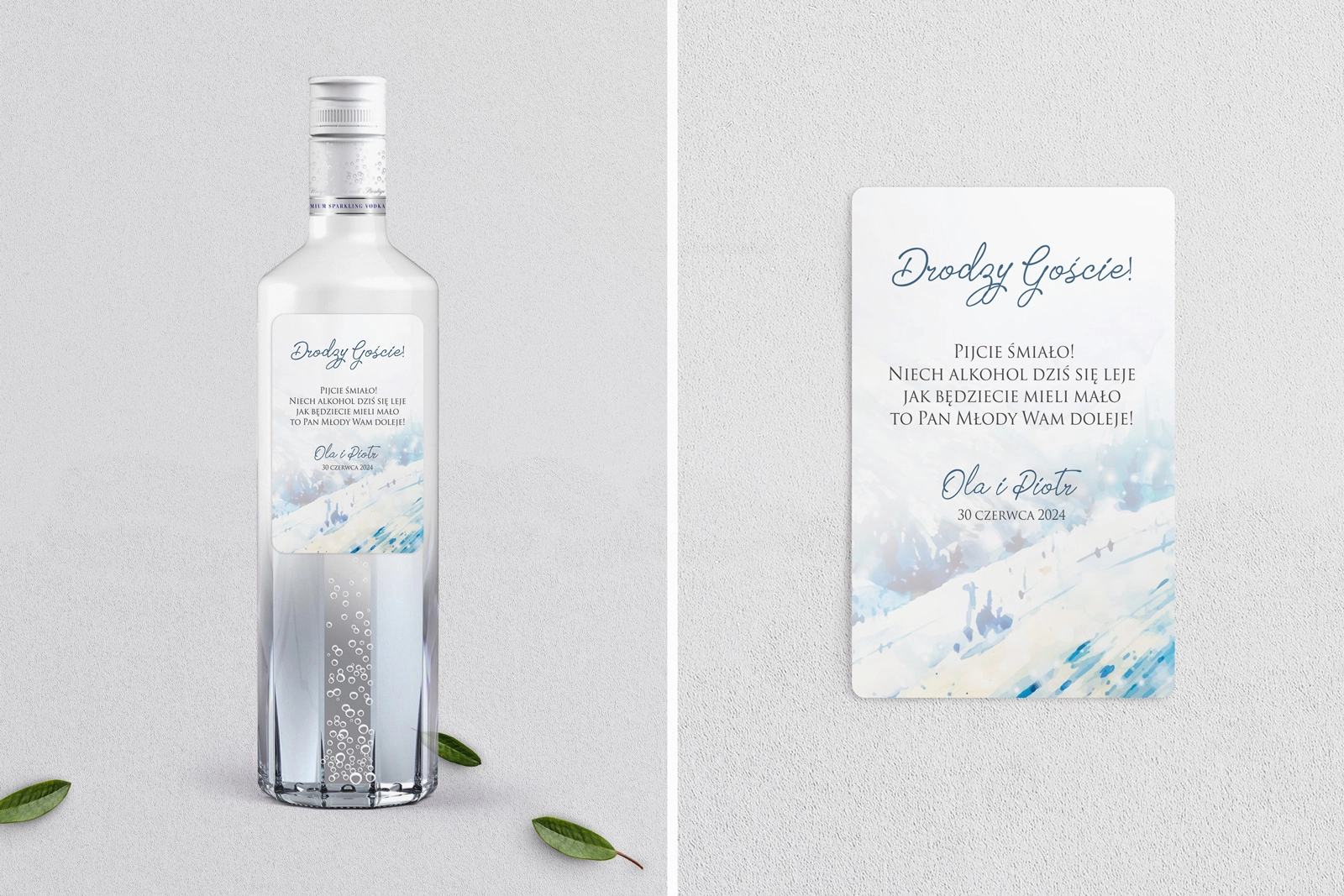 Naklejki na alkohol - Gaja Motyw 6