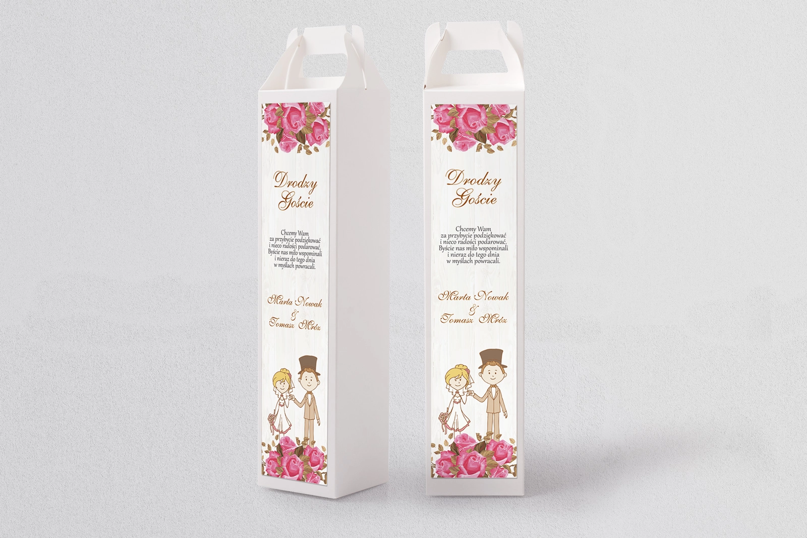 Pudełko na alkohol Naturalna Miłość Motyw 16