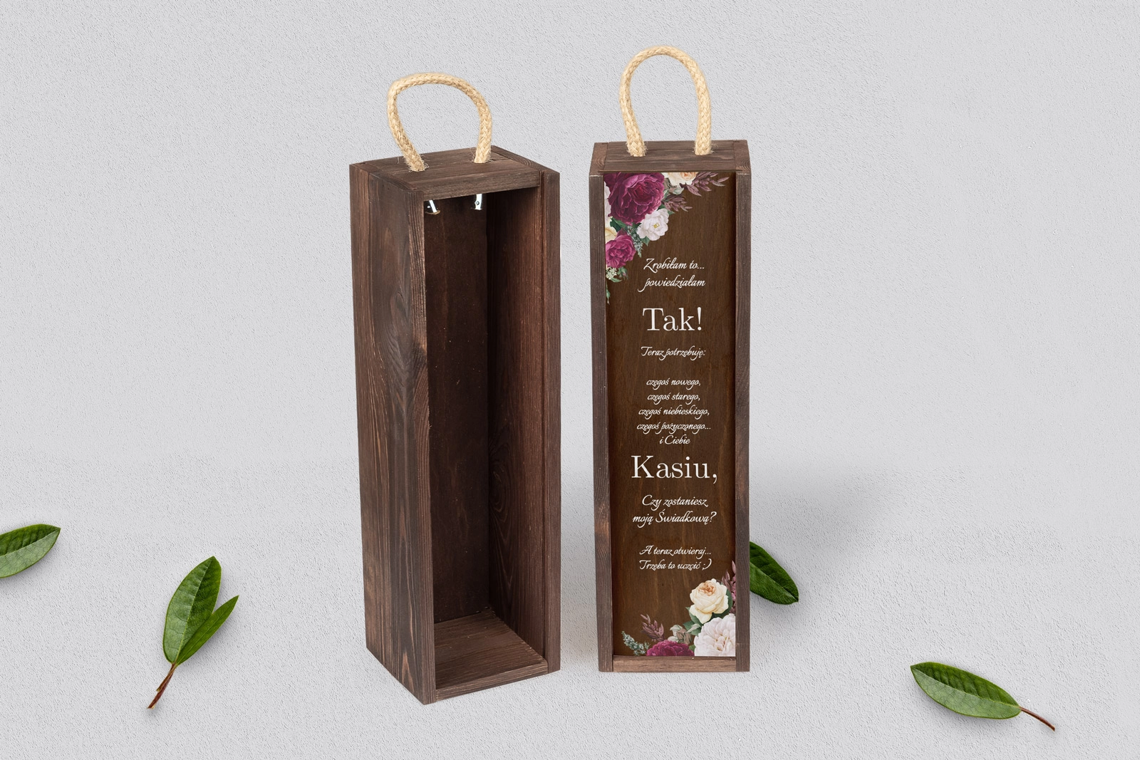 Prośba o Świadkowanie - SNW brązowa Fabello Motyw 1