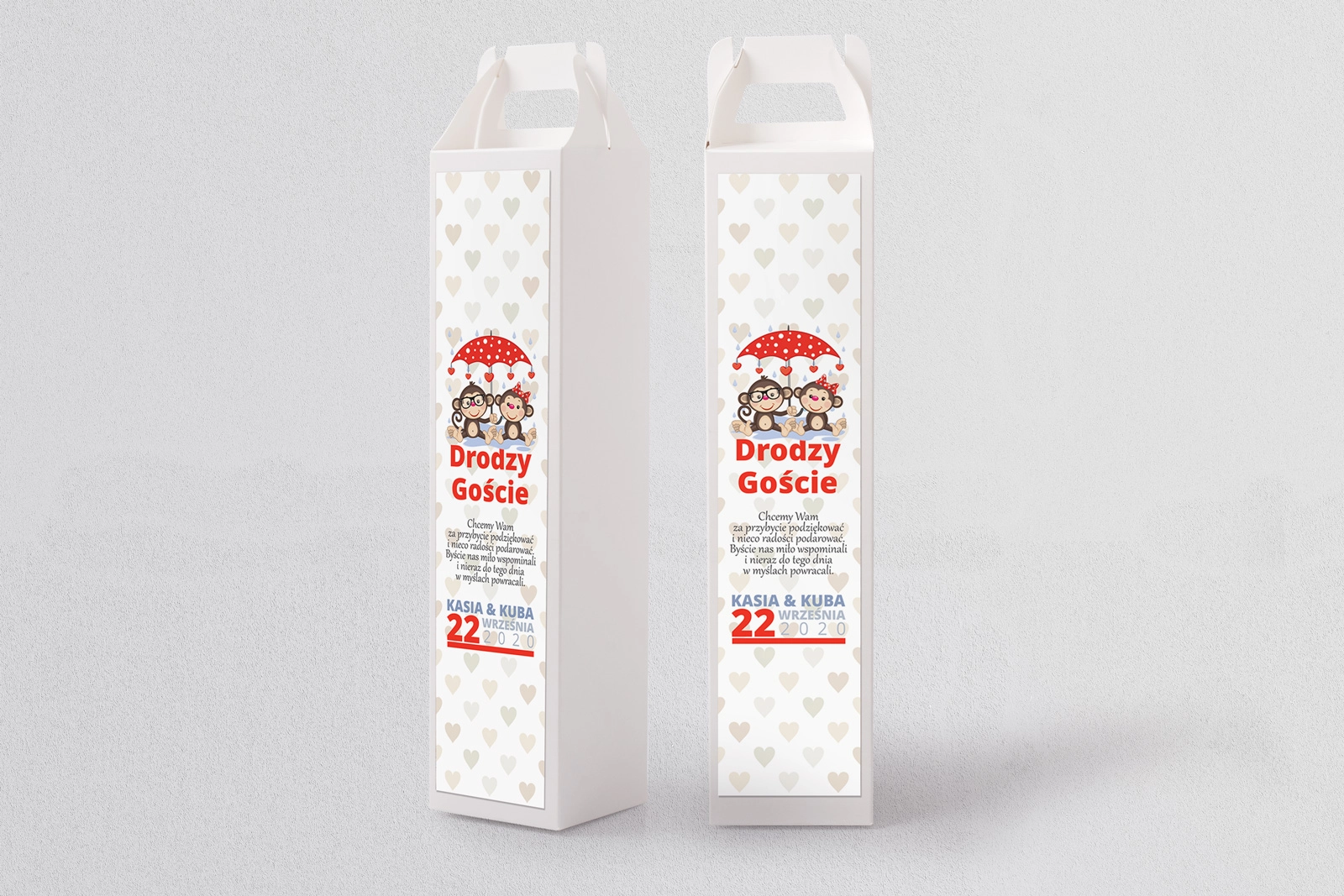 Pudełko na alkohol Uroczy Deszcz Motyw 2