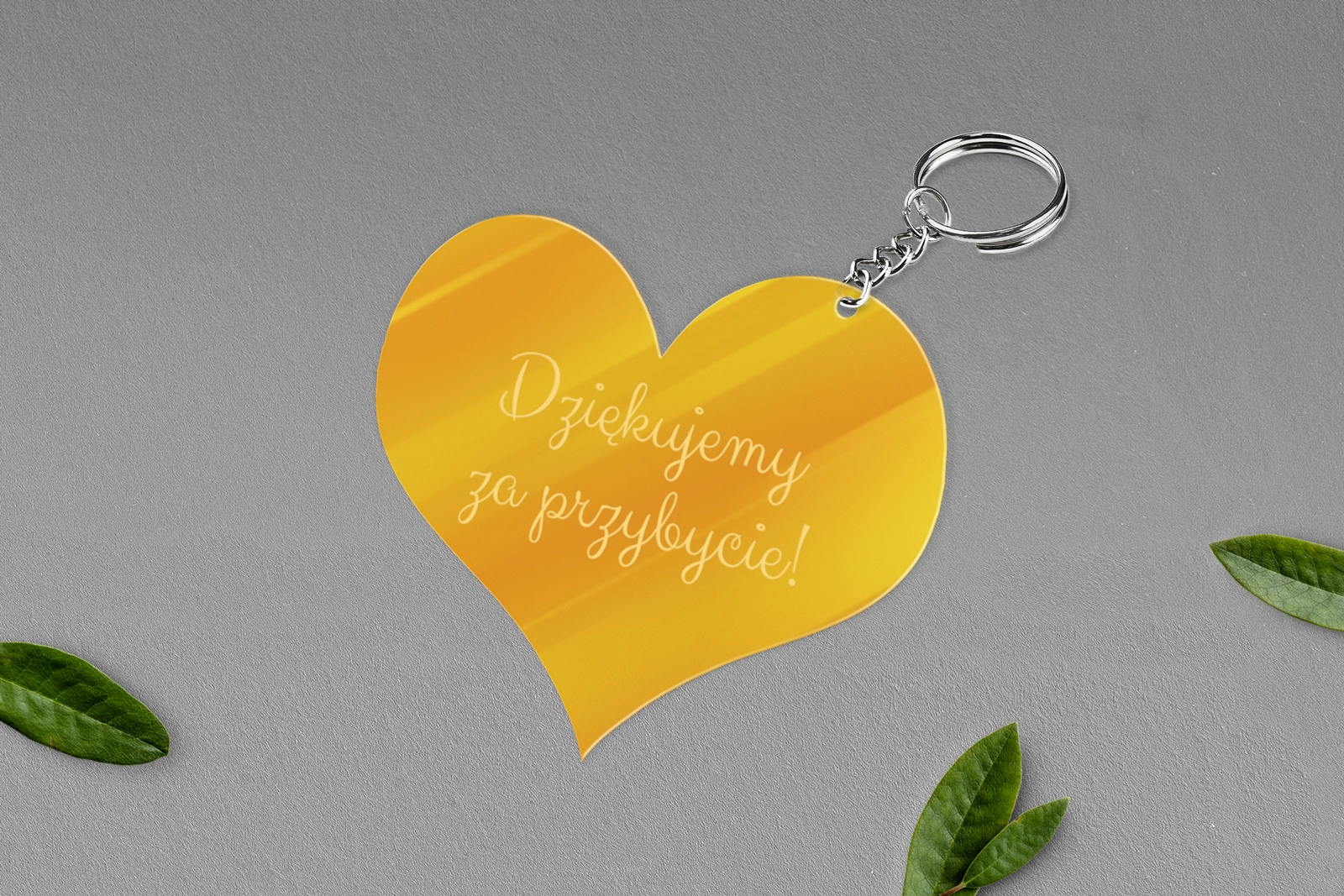 Breloki z Grawerem - Serce