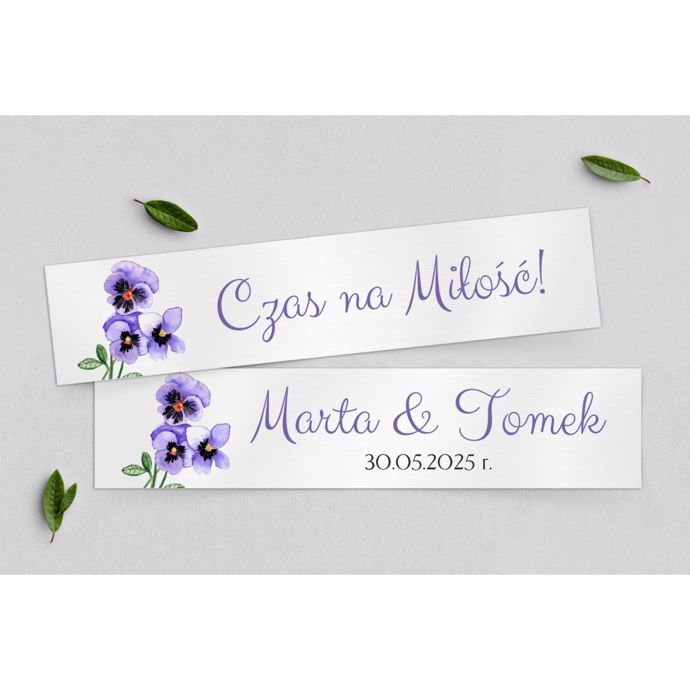 Tablice Rejestracyjne 2 szt. - Sweet Love Motyw 3