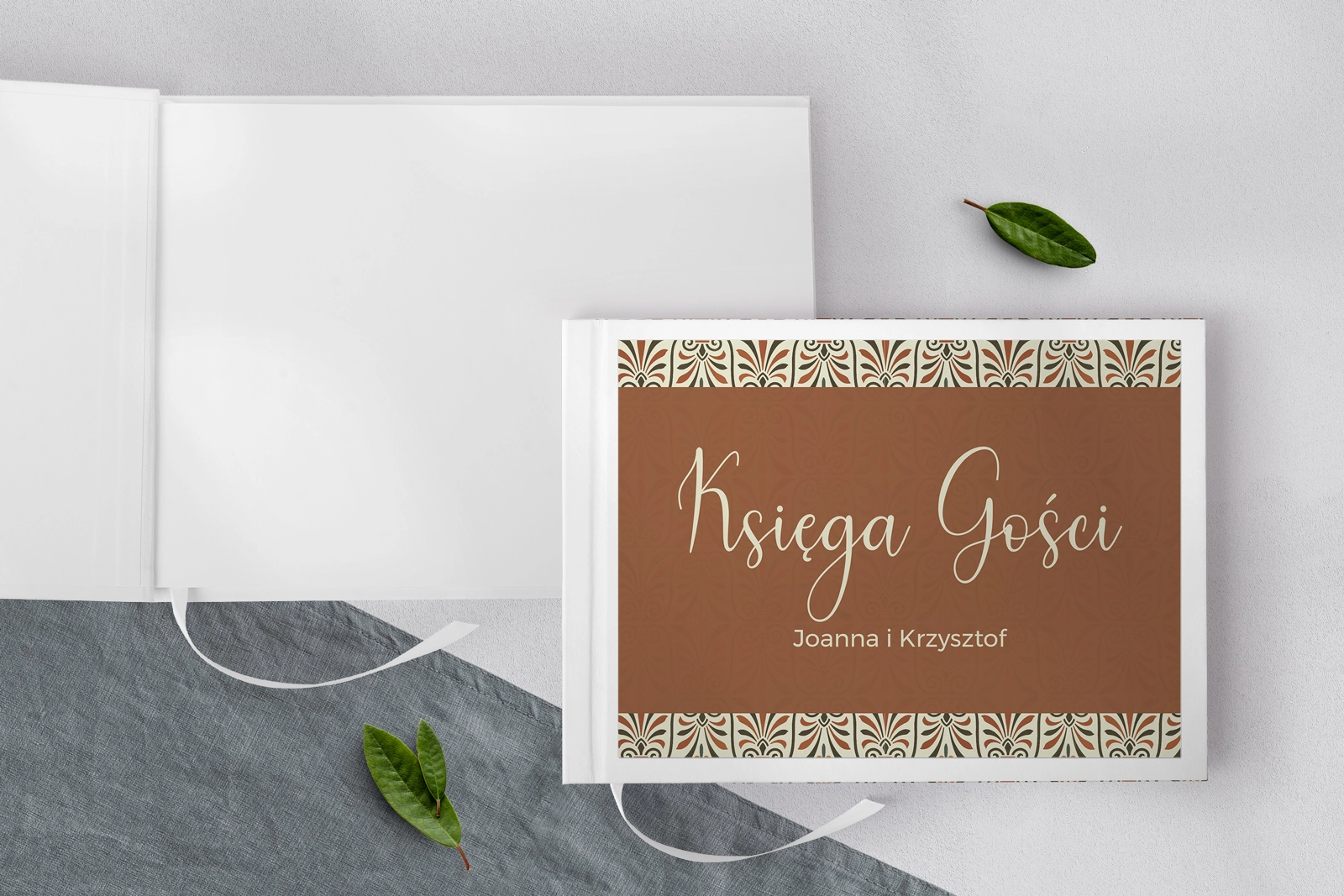 Księga Gości Weselnych Vintage Motyw 3