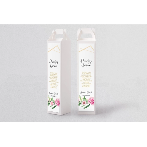 Pudełko na alkohol Flowers & Frame Motyw 4