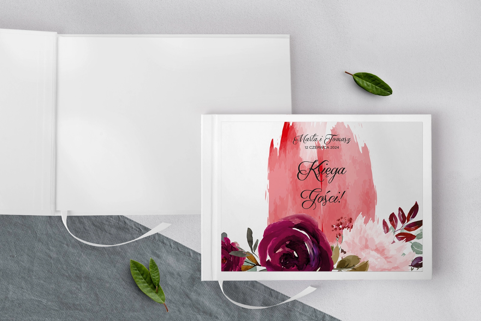 Księga Gości Weselnych Charlotte Motyw 3