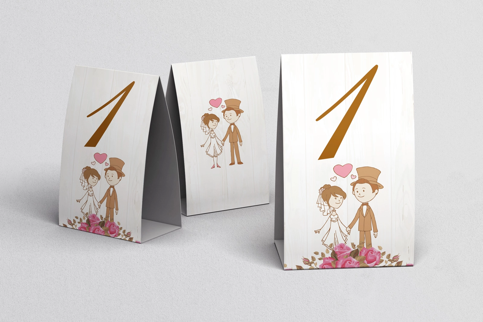 Numerki na stół Naturalna Miłość Motyw 18