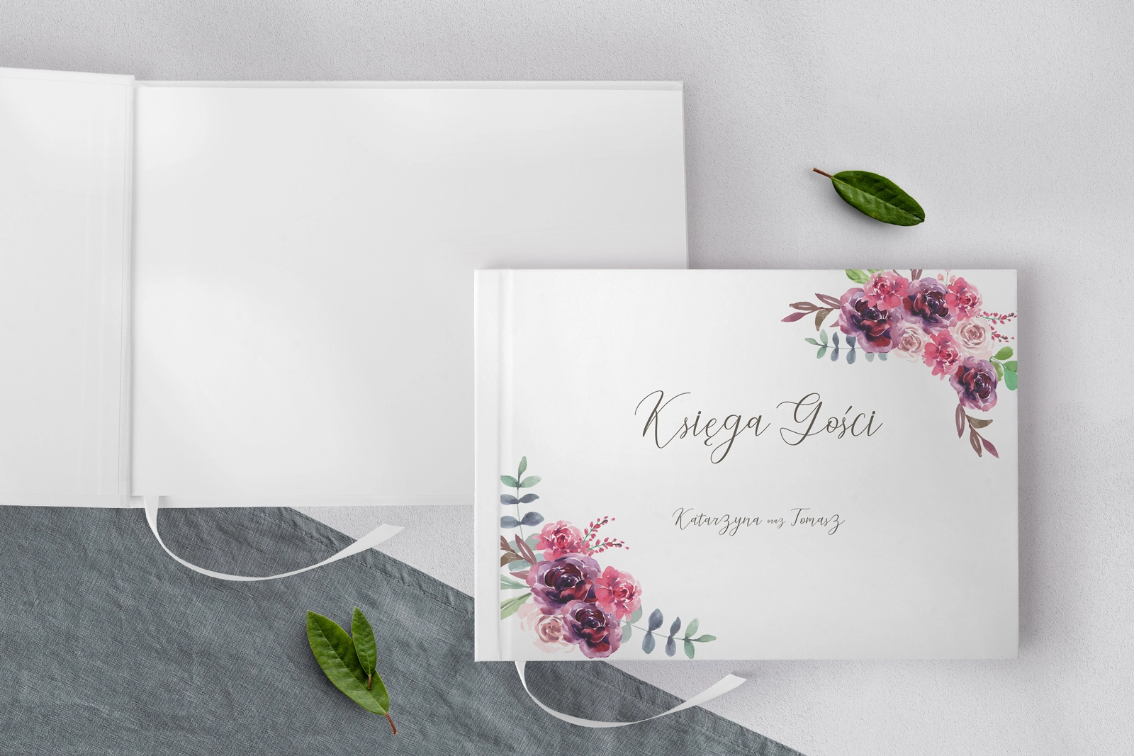 Księga Gości Weselnych PasteLove Motyw 1