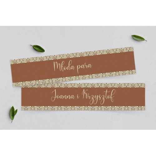 Tablice Rejestracyjne 2 szt. - Vintage Motyw 3