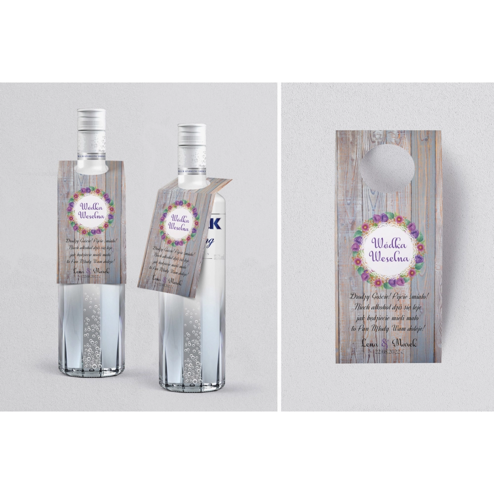 Zawieszka na alkohol oczko Rustical Motyw 5