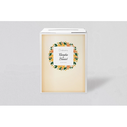 Pudełko na koperty i pieniądze Love Motyw 8