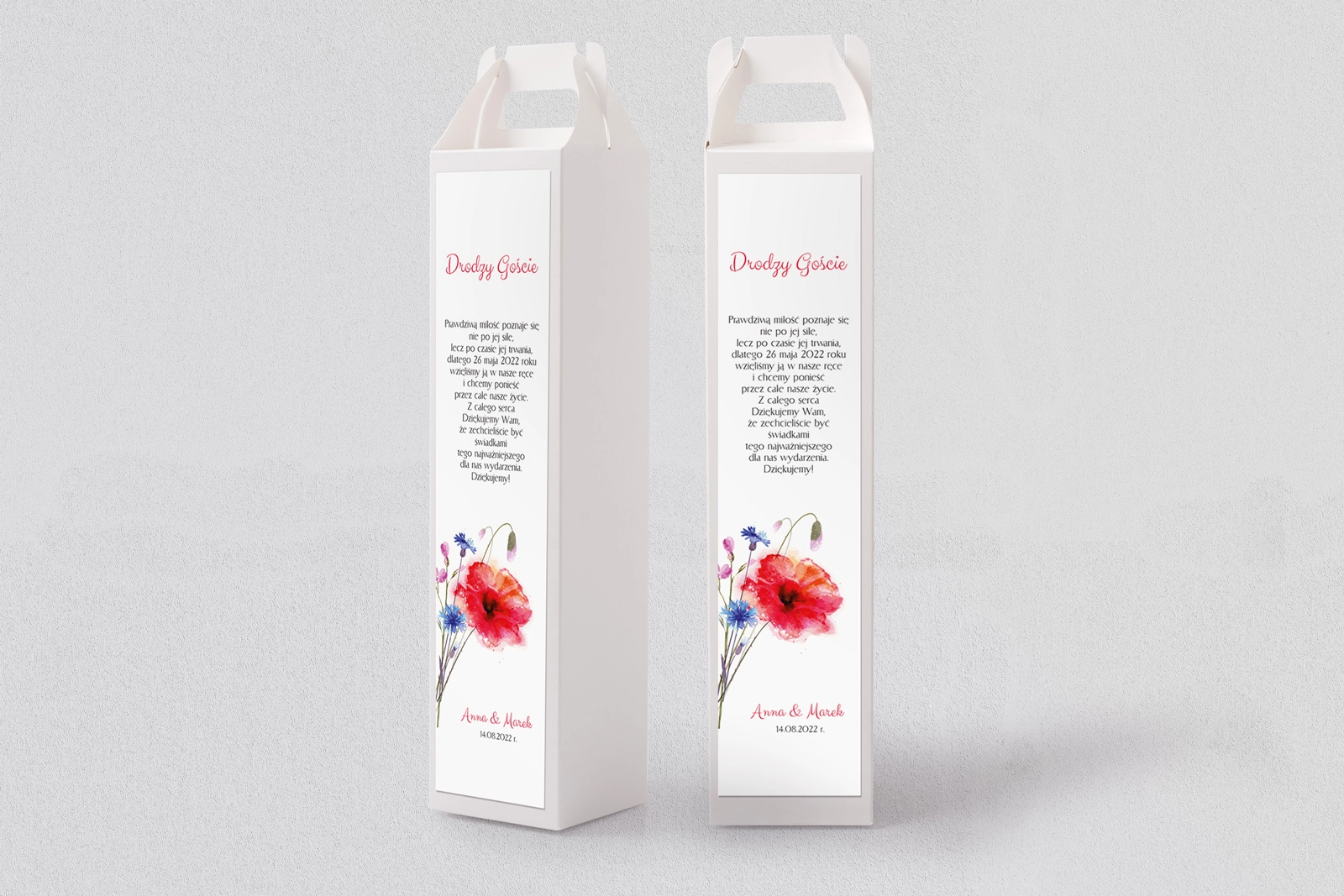 Pudełko na alkohol Sweet Love Motyw 2