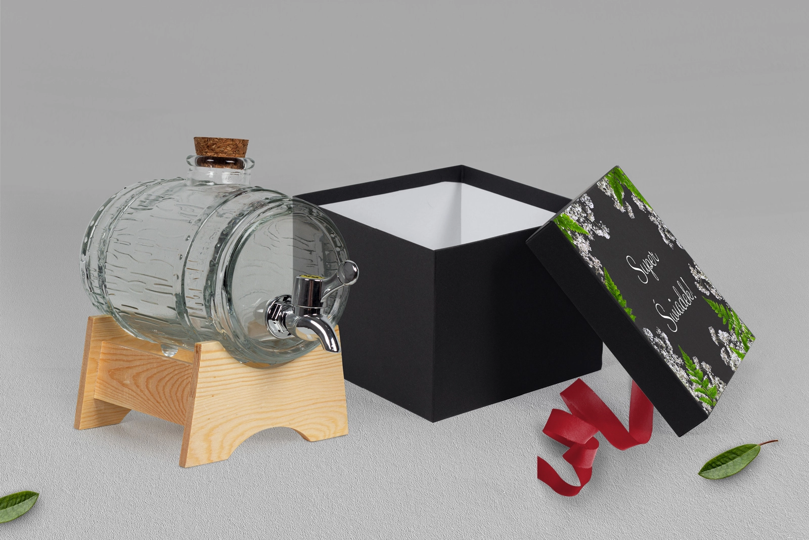 Antałek - opakowanie czarne Soft Motyw 2