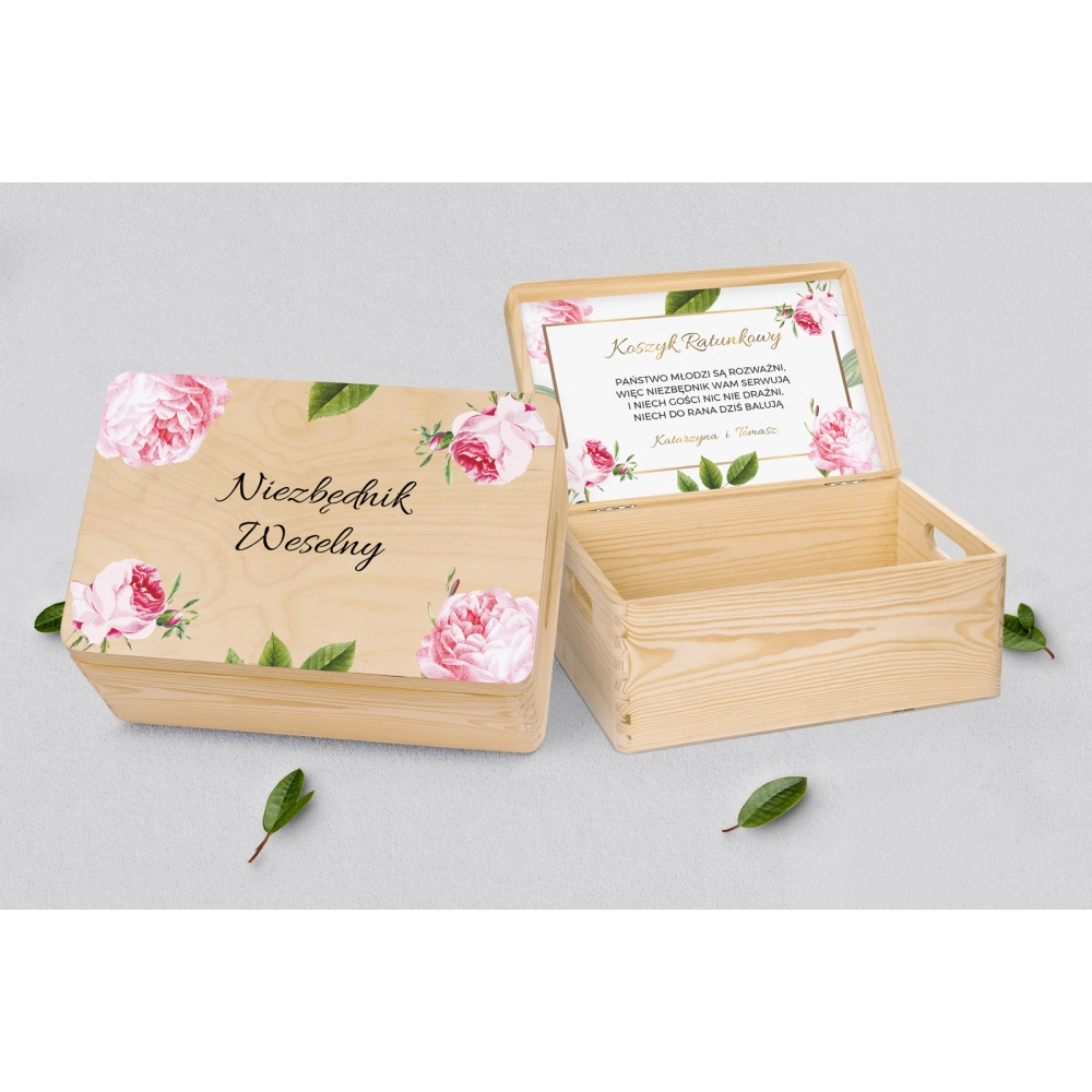 Koszyczek ratunkowy weselny naturalny - Dream Motyw 2