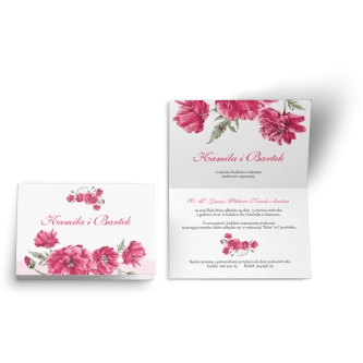 Zaproszenie ślubne Wiosenny Kwiat - Motyw 7