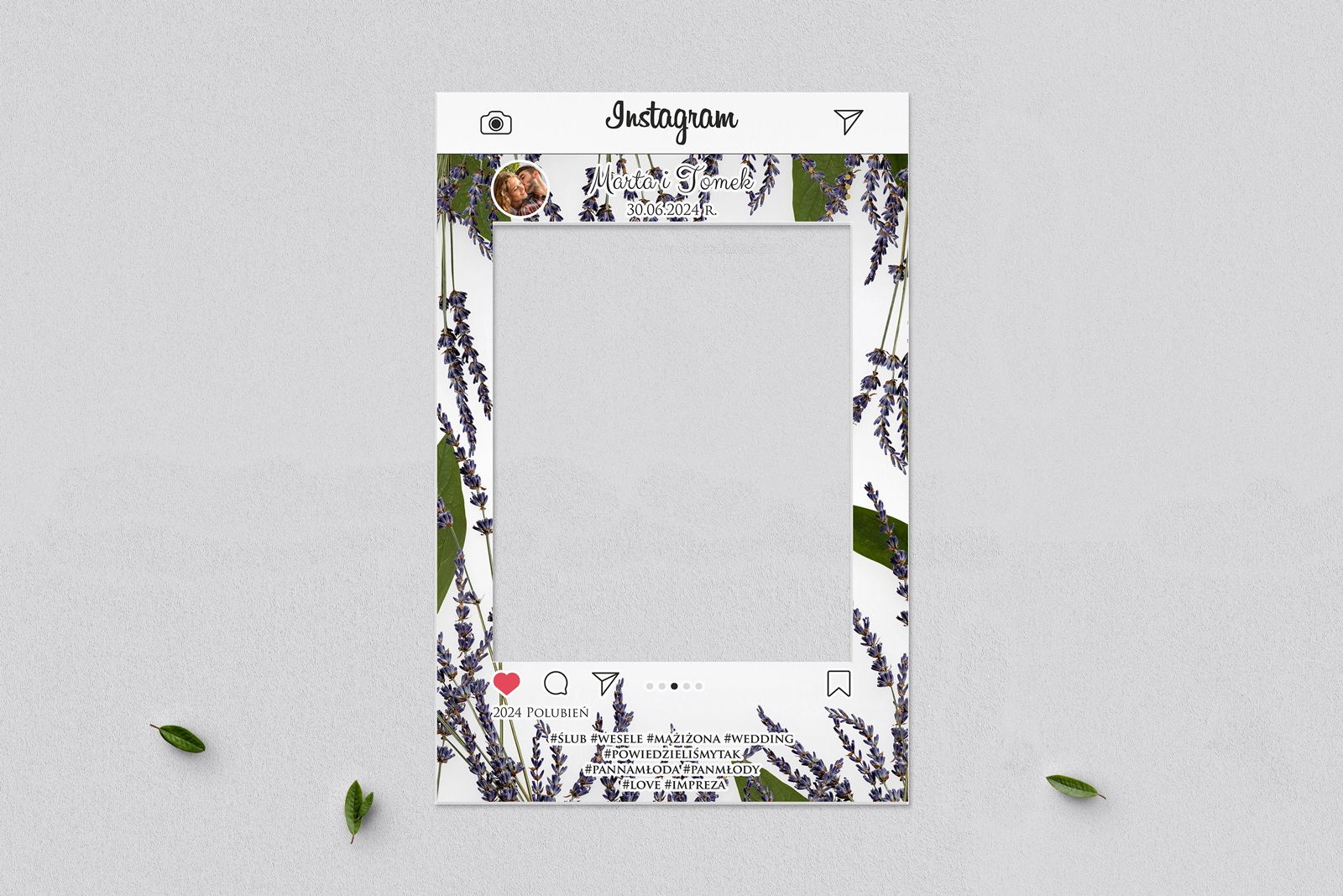 Ramka do zdjęć - Instagram Soft Motyw 5