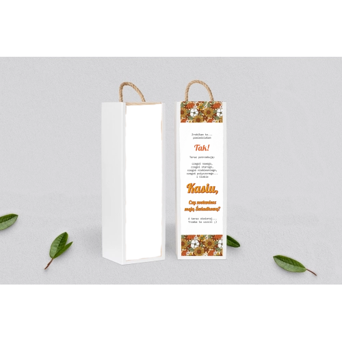 Prośba o Świadkowanie - SNW Akryl biała Retro Style Motyw 1