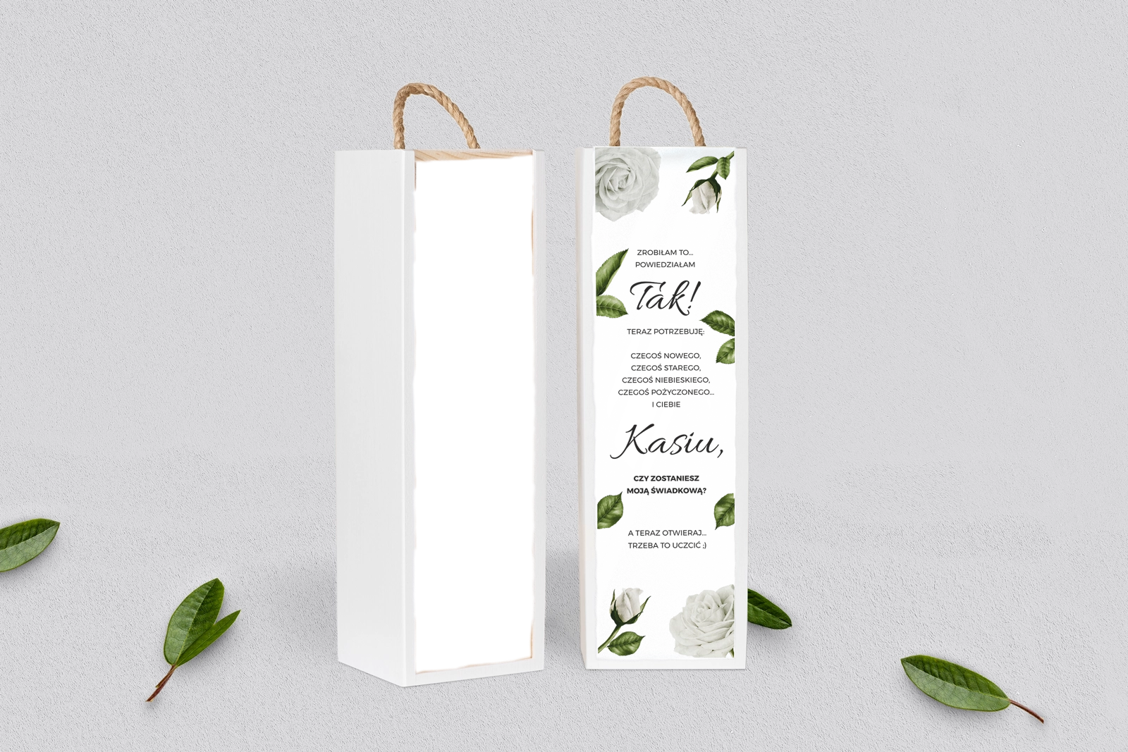 Prośba o Świadkowanie - SNW Akryl biała Dream Motyw 1